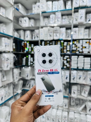 Picture of For Infinix Zero 40 4G   Luxury Crystal Clear Case Soft Silicone Shockproof Transparent Shell TPU