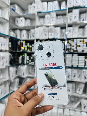 Picture of For Itel A50c   Luxury Crystal Clear Case Soft Silicone Shockproof Transparent Shell TPU