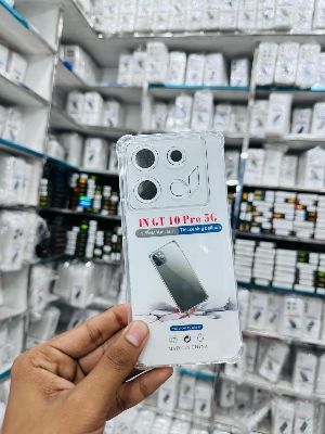 Picture of For Infinix GT 10 pro 5GLuxury Crystal Clear Case Soft Silicone Shockproof Transparent Shell TPU