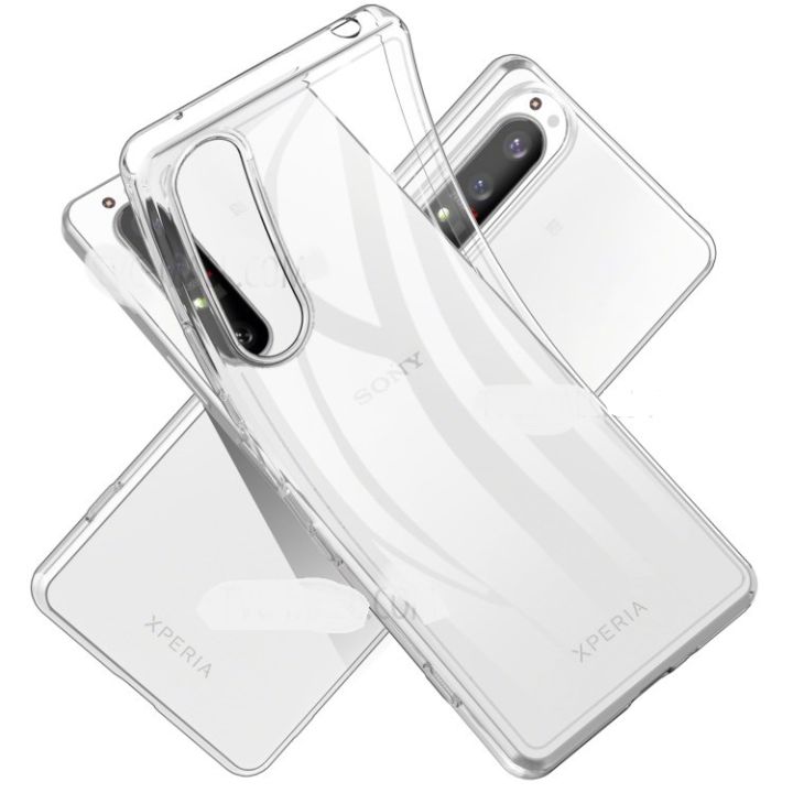 Picture of For  Sony Xperia 1 ii Luxury Crystal Clear Case Soft Silicone Shockproof Transparent Shell TPU 1 mark 2