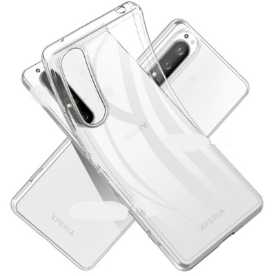 Picture of For  Sony Xperia 1 ii Luxury Crystal Clear Case Soft Silicone Shockproof Transparent Shell TPU 1 mark 2