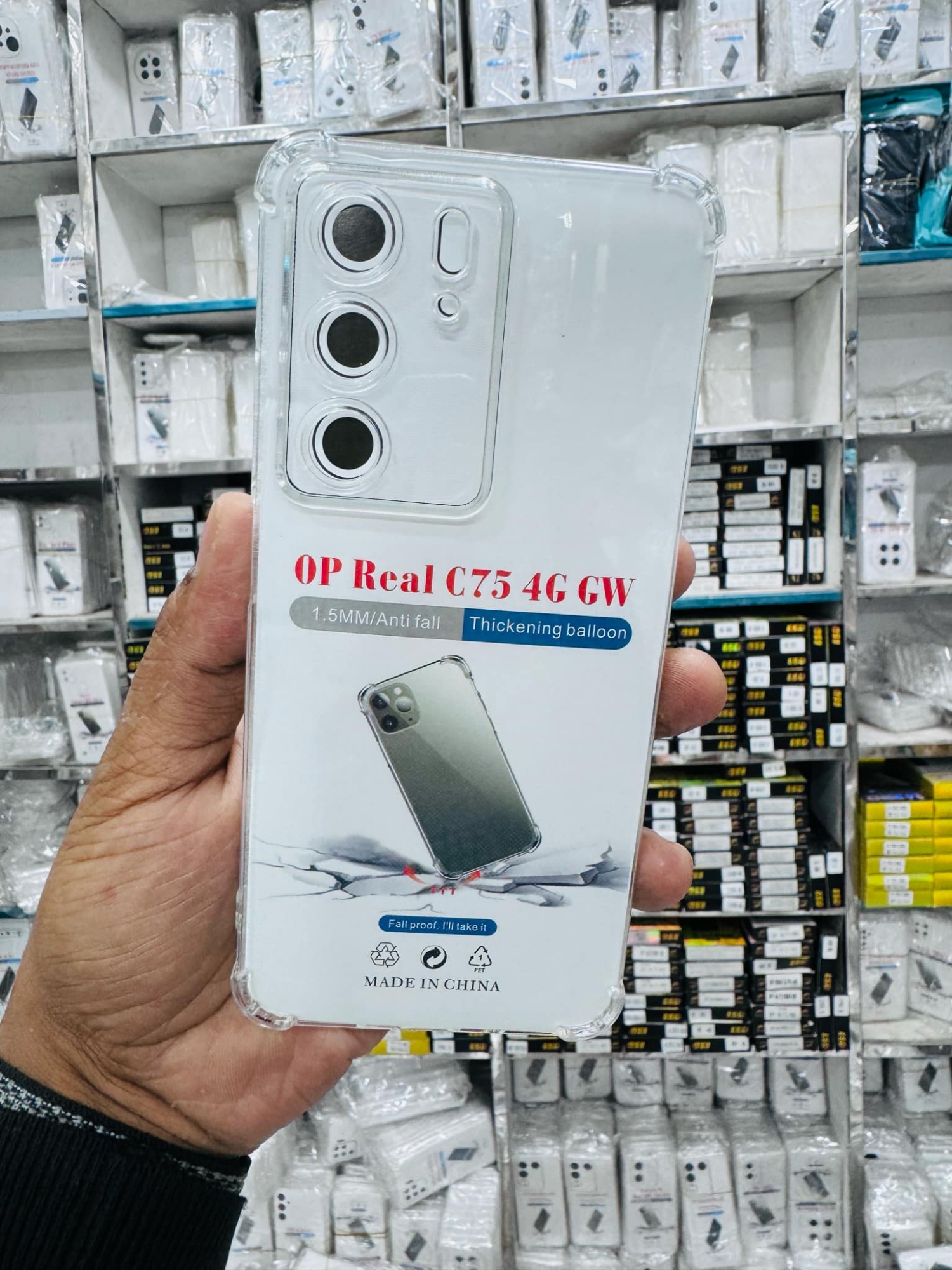 Picture of For Realme C75    Flexible Clear Transparent Soft TPU Back Case Cover