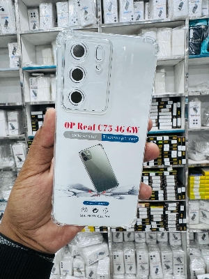 Picture of For Realme C75    Flexible Clear Transparent Soft TPU Back Case Cover