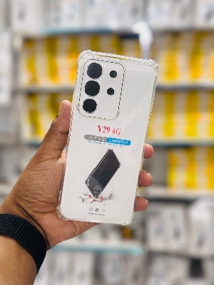 Picture of For Vivo Y29 4G  Flexible Clear Transparent Soft TPU Back Case Cover