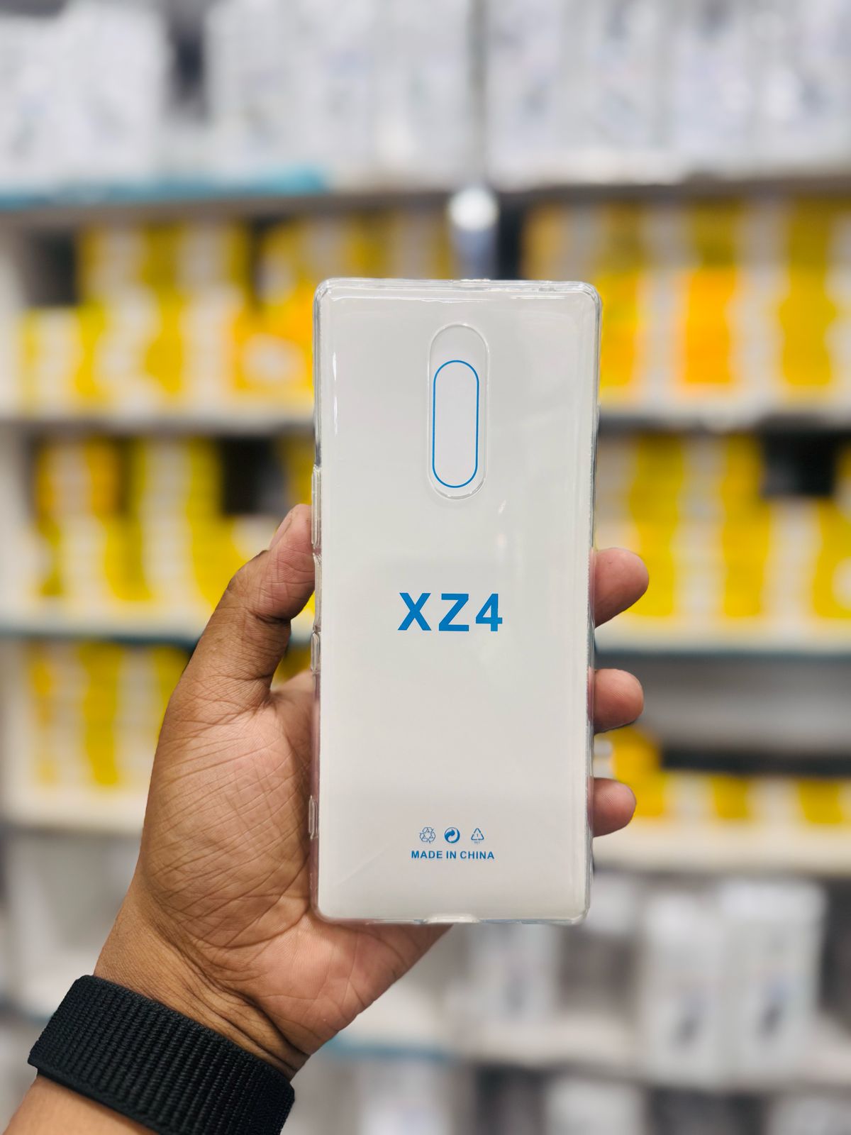 Picture of For Sony Xperia XZ4 Silicone Airbag cover Shockproof Transparent Protective Clear Back Cover TPU Case