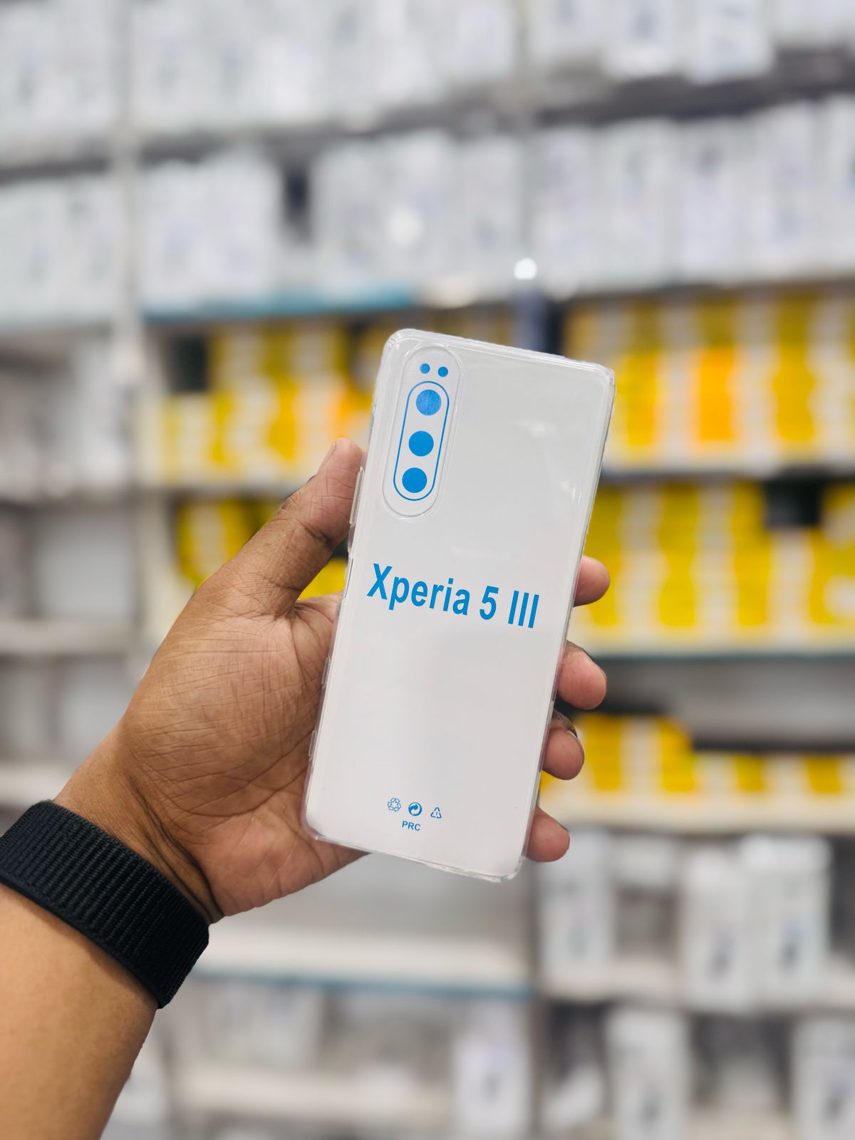 Picture of For Sony Xperia 5 Mark 3  Silicone Airbag cover Shockproof Transparent Protective Clear Back Cover TPU Case Xperia 5 III