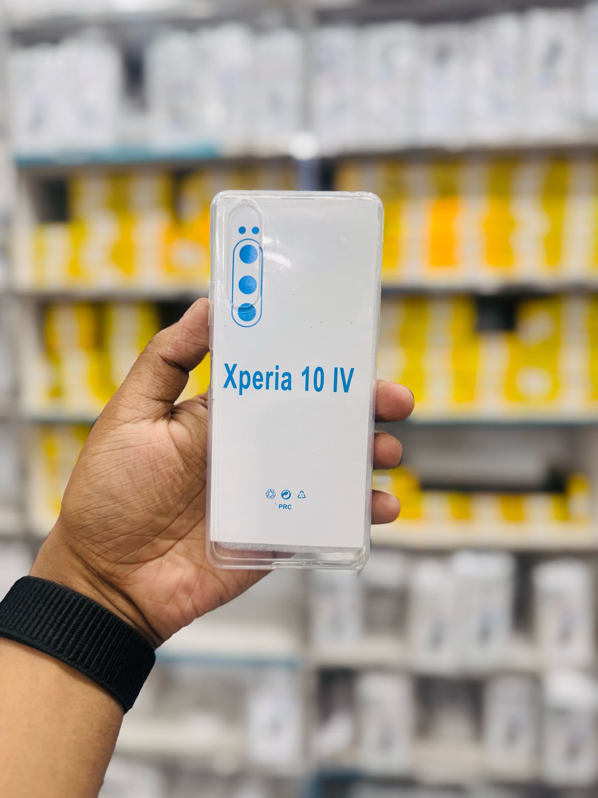 Picture of For Sony Xperia 10 IV Silicone Airbag cover Shockproof Transparent Protective Clear Back Cover TPU Case