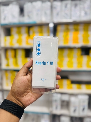 Picture of For Sony Xperia 1 Mark 3 Silicone Airbag cover Shockproof Transparent Protective Clear Back Cover TPU Case Xperia 1 III