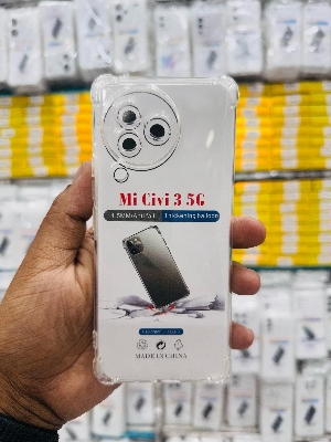 Picture of For Xiaomi Civi 3 5g Silicone Airbag cover Shockproof Transparent Protective Clear Back Cover TPU Case