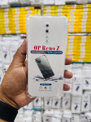 Picture of For Oppo Reno 13 5G GN/Glowbal Silicone Airbag cover Shockproof Transparent Protective Clear Back Cover TPU Case