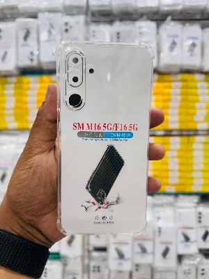 Picture of For Samsung Galaxy  M06 / F06 5g  Silicone Airbag cover Shockproof Transparent Protective Clear Back Cover TPU Case