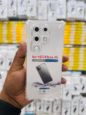 Picture of For Itel S25 Ultra 4G Silicone Airbag cover Shockproof Transparent Protective Clear Back Cover TPU Case