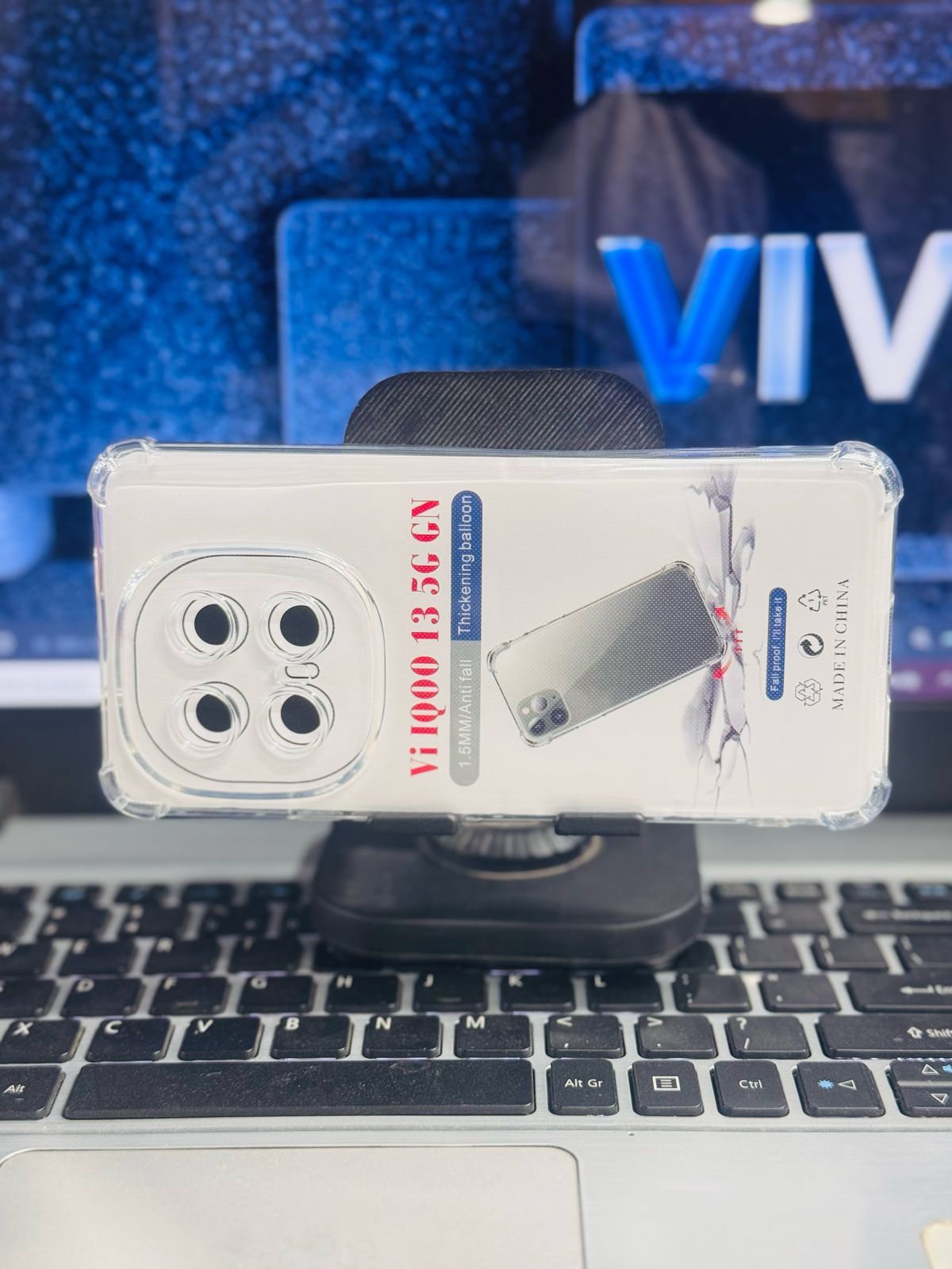 Picture of For Vivo IQ00 13 5G GN  Silicone Airbag cover Shockproof Transparent Protective Clear Back Cover TPU Case