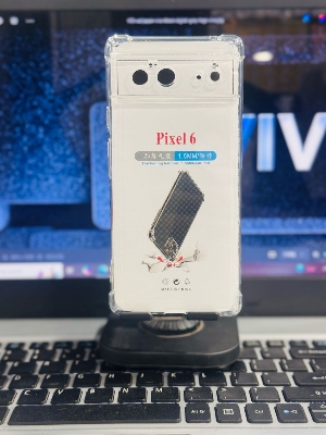 Picture of For Google Pixel 6 Silicone Airbag cover Shockproof Transparent Protective Clear Back Cover TPU Case