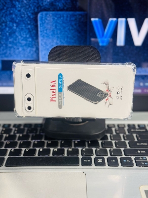 Picture of For Google Pixel 6A Silicone Airbag cover Shockproof Transparent Protective Clear Back Cover TPU Case