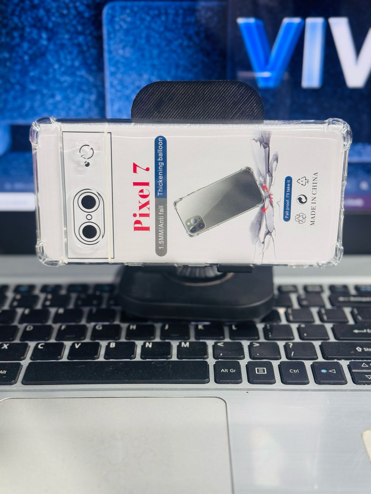 Picture of For Google Pixel 7 Silicone Airbag cover Shockproof Transparent Protective Clear Back Cover TPU Case