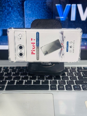 Picture of For Google Pixel 7 Silicone Airbag cover Shockproof Transparent Protective Clear Back Cover TPU Case