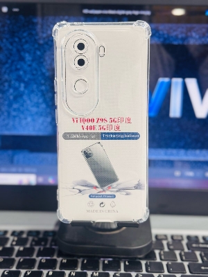 Picture of For Vivo IQ00 Z9S 5G/V40E 5G Silicone Airbag cover Shockproof Transparent Protective Clear Back Cover TPU Case