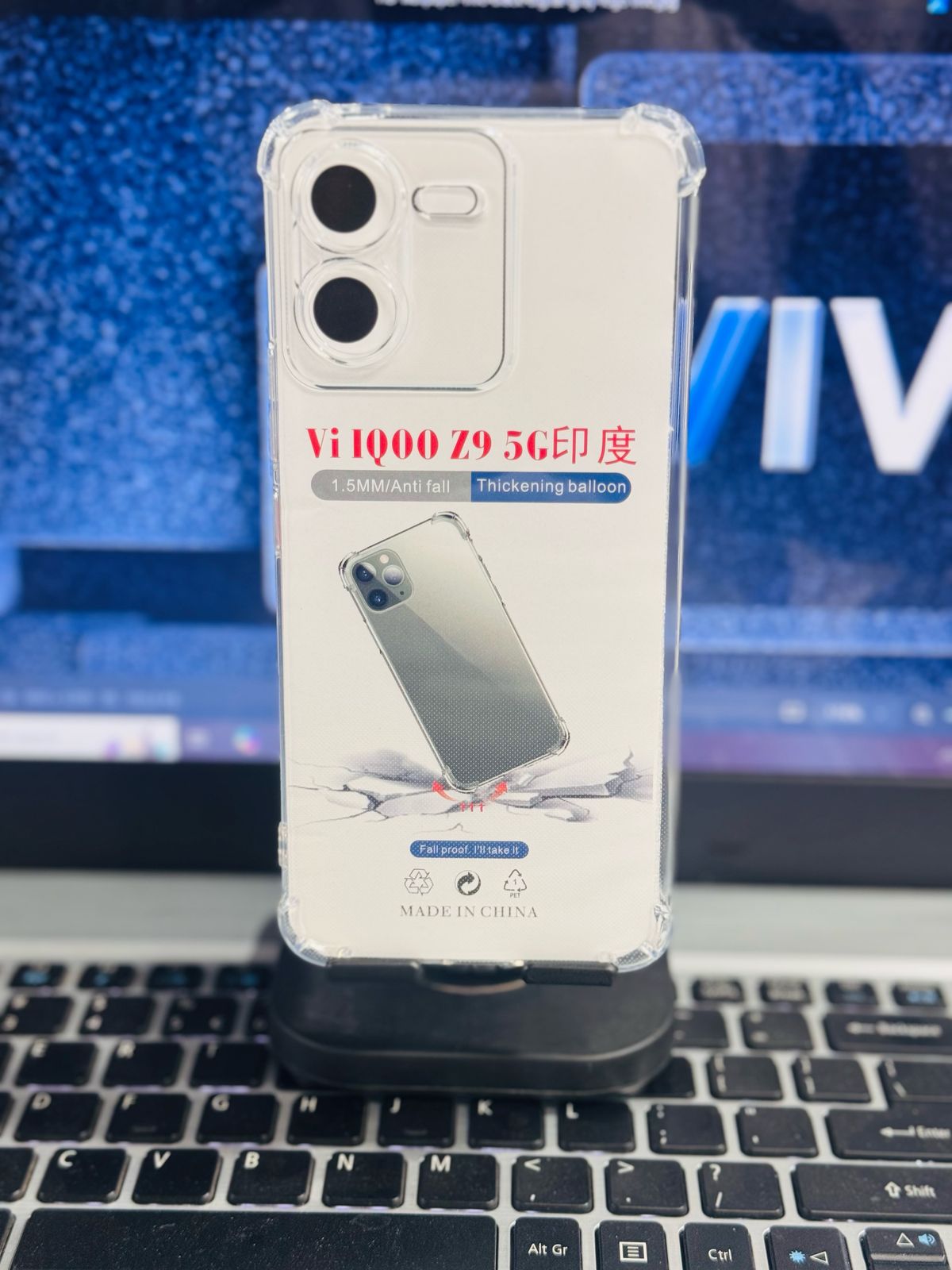 Picture of For Vivo IQ00 Z9 5G Silicone Airbag cover Shockproof Transparent Protective Clear Back Cover TPU Case