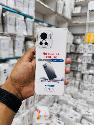 Picture of For Motorol Edge 30 Ultra 5G  Silicone Airbag cover Shockproof Transparent Protective Clear Back Cover TPU Case