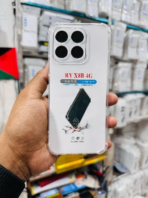 Picture of For Huawei Honnor X8B 4G Silicone Airbag cover Shockproof Transparent Protective Clear Back Cover TPU Case