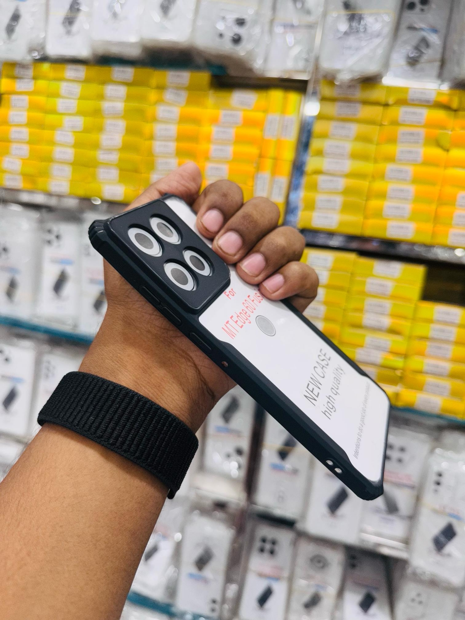 Picture of For Motorola Edge 60 / Edge 60 Fusion Transparent Back Case Luxury Xundu Shock-Proof Bumper Protective Phone Cover