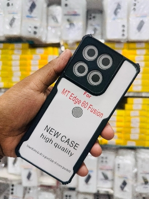 Picture of For Motorola Edge 60 / Edge 60 Fusion Transparent Back Case Luxury Xundu Shock-Proof Bumper Protective Phone Cover