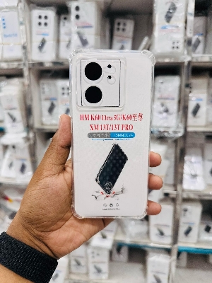 Picture of For Xiaomi Redmi k60 Ultra 5g/K60 Xiaomi 13T/13T Pro Silicone Airbag cover Shockproof Transparent Protective Clear Back Cover TPU Case