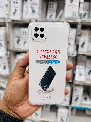 Picture of For Oppo A72 5G GN / A73 A53 5G Silicone Airbag cover Shockproof Transparent Protective Clear Back Cover TPU Case