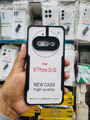 Picture of For Nothing Phone 3A 5G Transparent Back Case Luxury Xundu Shock-Proof Bumper Protective Phone Cover