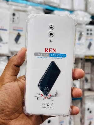 Picture of For  Oppo Reno  Silicone Airbag cover Shockproof Transparent Protective Clear Back Cover TPU Case