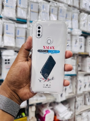 Picture of For Xiaomi 6X Silicone Airbag cover Shockproof Transparent Protective Clear Back Cover TPU Case