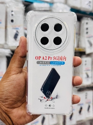 Picture of For Oppo A2 Pro 5G  Silicone Airbag cover Shockproof Transparent Protective Clear Back Cover TPU Case
