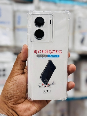 Picture of For Vivo IQ Z7 5G / Z7X 5G Silicone Airbag cover Shockproof Transparent Protective Clear Back Cover TPU Case