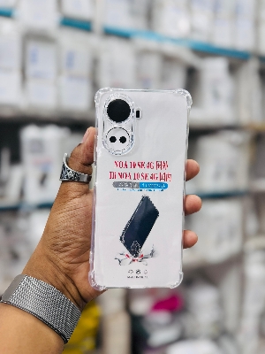 Picture of For Huawei Nova 10SE 4G / Hi Nova 10SE 4G  Silicone Airbag cover Shockproof Transparent Protective Clear Back Cover TPU Case