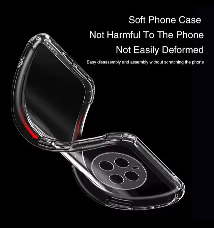 Picture of For Huawei Nova 10SE 4G / Hi Nova 10SE 4G  Silicone Airbag cover Shockproof Transparent Protective Clear Back Cover TPU Case