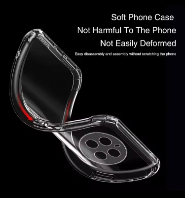 Picture of For Huawei Nova 10SE 4G / Hi Nova 10SE 4G  Silicone Airbag cover Shockproof Transparent Protective Clear Back Cover TPU Case