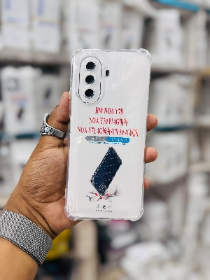 Picture of For Huawei Nova Y70 / Nova Y70 Pro 4G / Nova Y71 4G / CX 50 4G Silicone Airbag cover Shockproof Transparent Protective Clear Back Cover TPU Case