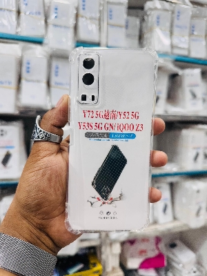 Picture of For Vivo Y52 5G /Y72 5g /  Y53S 5G GN / IQ00 Z3 Silicone Airbag cover Shockproof Transparent Protective Clear Back Cover TPU Case