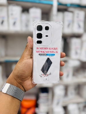 Picture of For Infinix Note 50 Pro 4G/5G / Note 50 4G / Note 50 Pro Plus + 5G   Silicone Airbag cover Shockproof Transparent Protective Clear Back Cover TPU Case