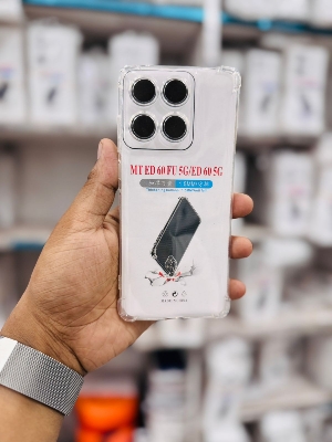 Picture of For Motorola Edge 60 / 60 Fusion  Silicone Airbag cover Shockproof Transparent Protective Clear Back Cover TPU Case