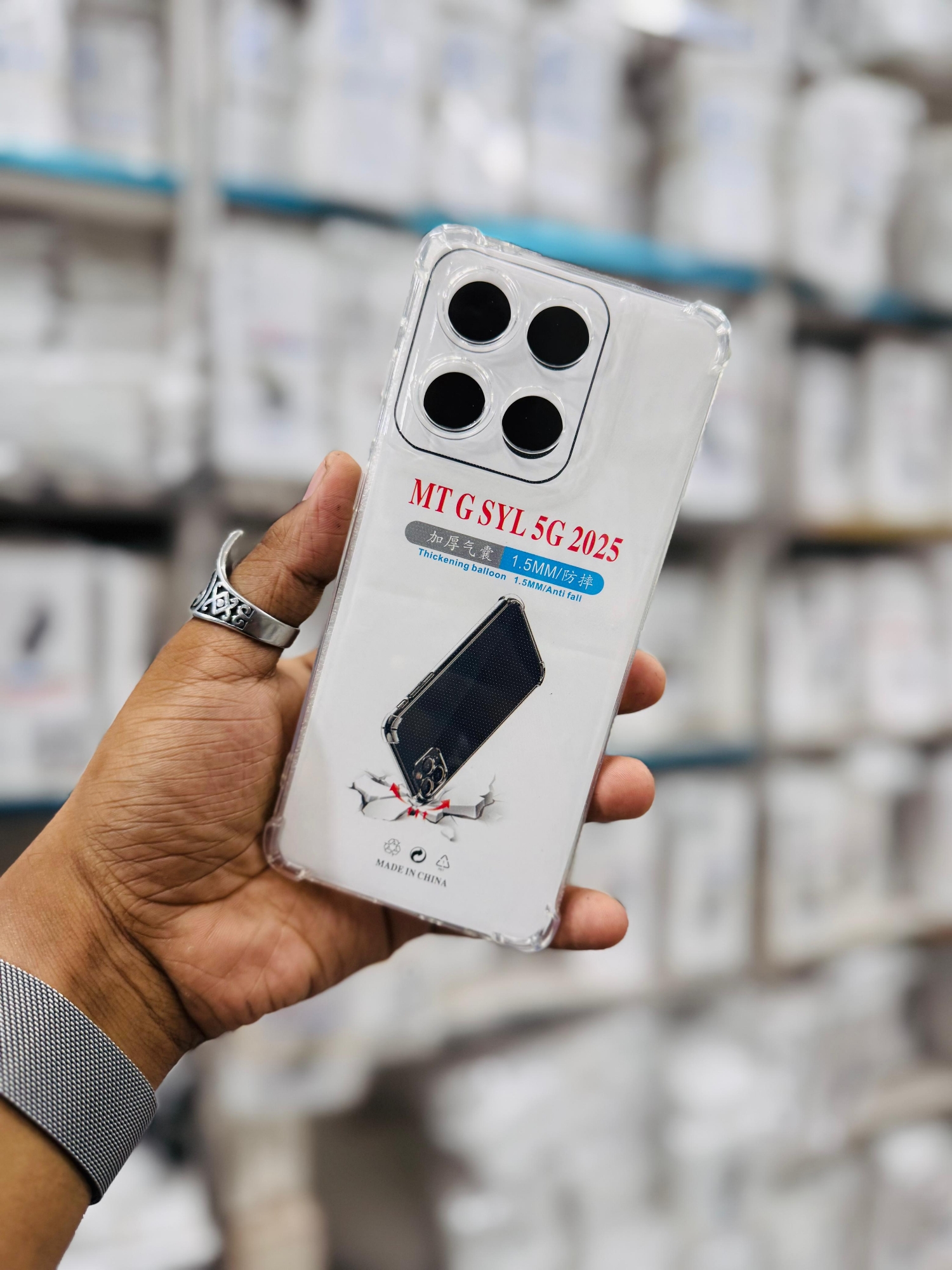 Picture of For Motorola Stylus 5G 2025  Silicone Airbag cover Shockproof Transparent Protective Clear Back Cover TPU Case