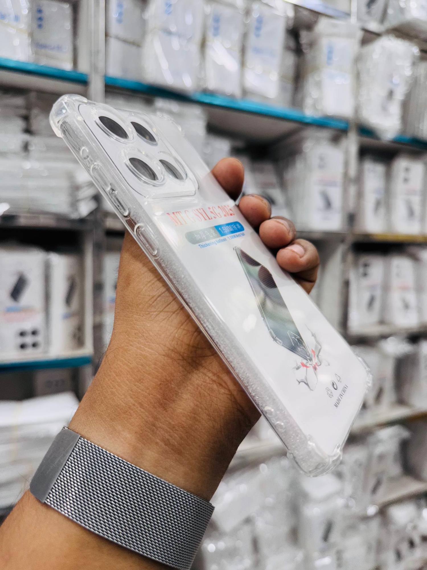 Picture of For Motorola Stylus 5G 2025  Silicone Airbag cover Shockproof Transparent Protective Clear Back Cover TPU Case