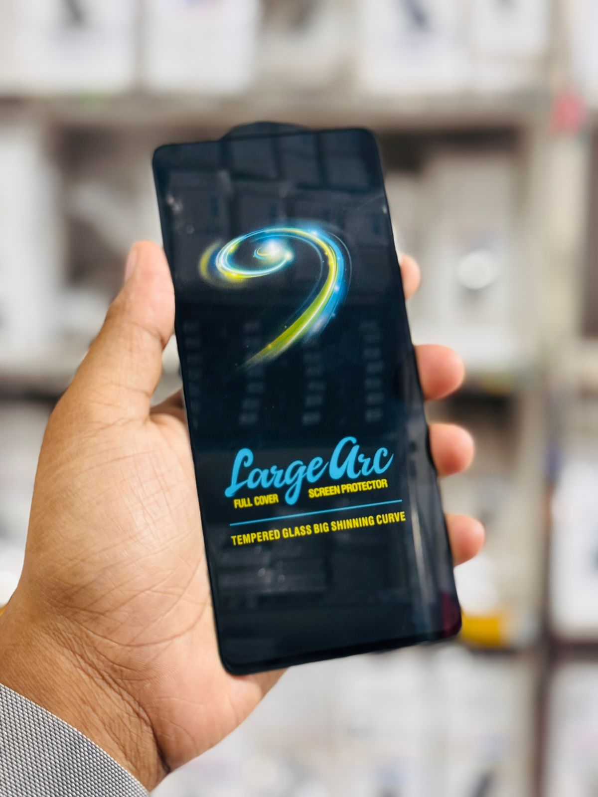 Picture of 2in1 Combo Pack For Vivo IQ00 Neo9 5G / Neo9 Pro 5G / Neo9s Pro 5G / Neo9s Pro Plus + 5G Front Smooth Quality Screen Glass Protector + Silicone Airbag Transparent Protective Clear TPU Back  Case