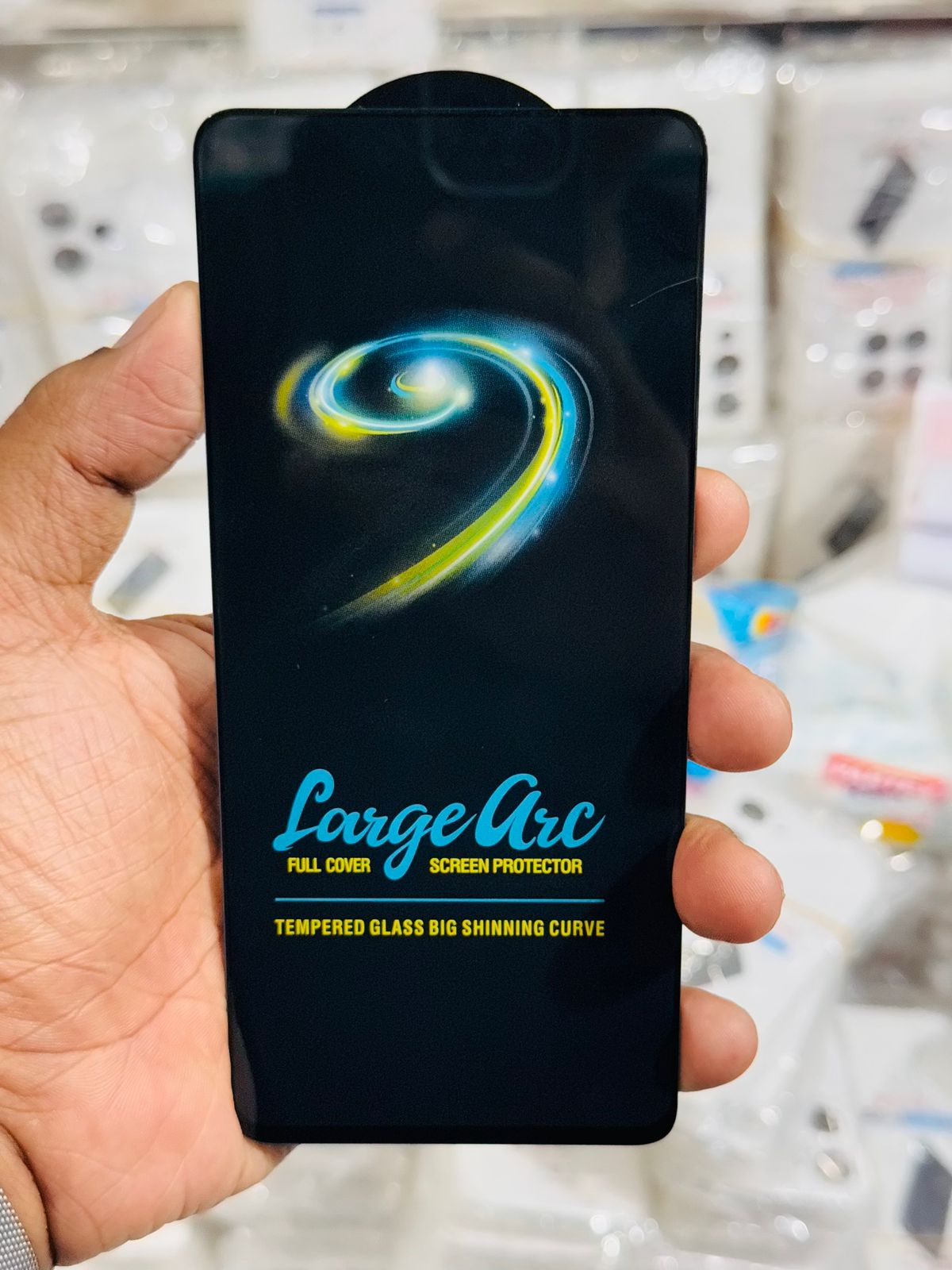 Picture of 2in1 Combo Pack For Vivo IQ00 Neo9 5G / Neo9 Pro 5G / Neo9s Pro 5G / Neo9s Pro Plus + 5G Front Smooth Quality Screen Glass Protector + Silicone Airbag Transparent Protective Clear TPU Back  Case