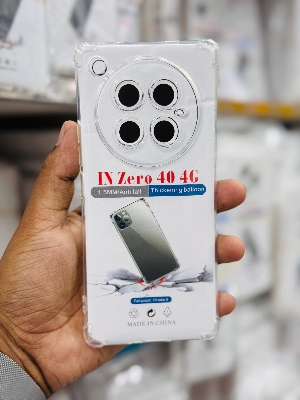 Picture of For Infinix Zero 40 4G  Silicone Airbag cover Shockproof Transparent Protective Clear Back Cover TPU Case