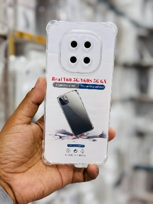 Picture of For Realme V60 5G / V60S 5G GN  Silicone Airbag cover Shockproof Transparent Protective Clear Back Cover TPU Case