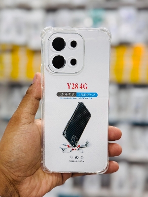 Picture of For Vivo Y28 4G  Silicone Airbag cover Shockproof Transparent Protective Clear Back Cover TPU Case