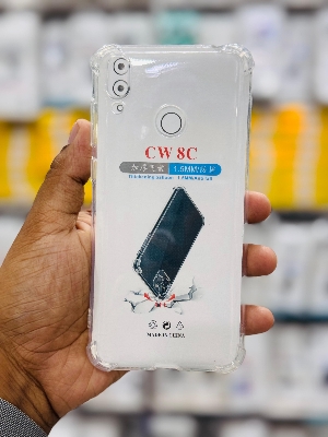 Picture of For Huawei Honnor 8C Silicone Airbag cover Shockproof Transparent Protective Clear Back Cover TPU Case