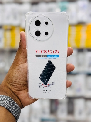 Picture of For Vivo Y38 5G Global  Silicone Airbag cover Shockproof Transparent Protective Clear Back Cover TPU Case